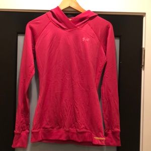 Under Armour Pink Long Sleeve Fitted Hoodie